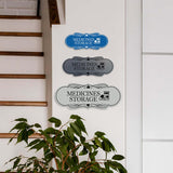 Signs ByLITA Designer Medicines Storage Wall or Door Sign
