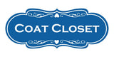 Designer Coat Closet Wall or Door Sign