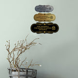 Signs ByLITA Designer Ring Doorbell for Access to Locked Entrance Wall or Door Sign