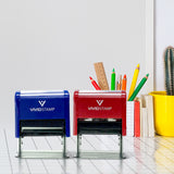 Vivid Stamp Expenses Self-Inking Rubber Stamps Teachers And Schools | Motivational Stamps For Children | Re-inkable Ink Pad