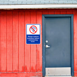 Portrait Round Plus Please Remove Jewellery Before Commencing Work Wall or Door Sign