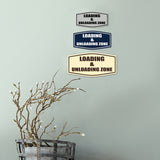 Fancy Loading & Unloading Zone Wall or Door Sign