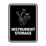 Signs ByLITA Portrait Round Instrument Storage Door or Wall Sign Easy Installation | Directing Artists & Co-Workers | Music | Concert | Festivals