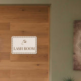 Classic Framed Plus Lash Room — Wall or Door Sign | Treatment Room - Sign