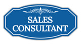Signs ByLITA Victorian Sales Consultant Graphic Wall or Door Sign