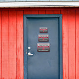Classic Framed Plus Protected By the Constitution and a Loaded Magazine Door or Wall Sign | Home Security