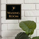 Square Plus Waxing Room — Wall or Door Sign | Treatment Room - Sign