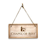 Funeral Home & Memorial Signs - 5 x 10" Hanging Signs
