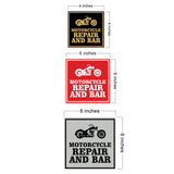 Signs ByLITA Square Motorcycle Repair and Bar Wall or Door Sign