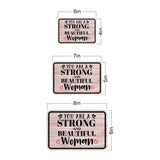 Classic Framed Plus You Are A Strong And Beautiful Woman Wall or Door Sign | Motivational Home Decor
