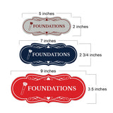 Signs ByLITA Designer Foundations Makeup Area Wall or Door Sign