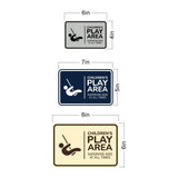 Signs ByLITA Classic Framed Children's Play Area - Supervise Kids at All Times Wall or Door Sign