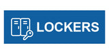 Basic Lockers Wall or Door Sign