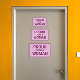 Classic Framed Plus Proud To Be A Woman Wall or Door Sign | Homely Decor