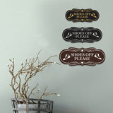 Designer Shoes Off Please (Boots) Wall or Door Sign