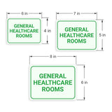 Classic Framed Plus General Healthcare Rooms Door or Wall Sign | Hygiene and Safety Signage
