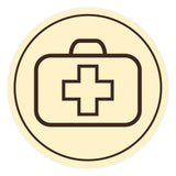 Signs ByLITA Circle First Aid Graphic Door or Wall Sign | Easy Installation | Durable Construction | Promote Health And Safety | Caution Warning Sign for Home, Business and Office Spaces