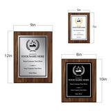 Snowmobiling Customizable Wooden Award Plaque | Easel Mount Option | Achievement and Recognition Personalizable Plaques | Sports Award
