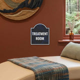 Treatment Room' Headstone - Wall or Door Signs ? Access & Control Sign