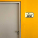 Notched Standard Property Under 24hr Video Surveillance (Camera Left) Wall or Door Sign | Warning/Safety/Precaution