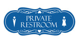 Signs ByLITA Designer Private Restroom Wall or Door Sign