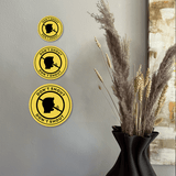 Circle Plus Don't Shout Wall or Door Sign | Safety Signs For Babies and Toddlers Daycare