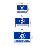Classic Framed Plus Use Water Treatment Products To Prevent Clogs and Control Wall or Door Sign | RV Accessories