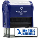 All Quality Non-Toxic Materials Self-Inking Rubber Stamp