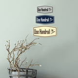 Fancy Use Handrail Wall or Door Sign