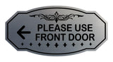 Victorian Please Use Front Door Wall or Door Sign
