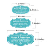 Victorian Plus Welcome To The Love Shack Where Laundry and Romance Never Coexist Wall or Door Sign | Boy