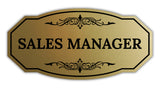 Signs ByLITA Victorian Sales Manager Graphic Wall or Door Sign