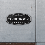 Victorian Plus Courtroom Wall or Door Sign | Legal and Courtroom Signage