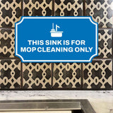 Notched Standard Facility Hygiene Wall or Door Sign