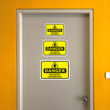 Classic Framed Plus Danger No Entry Hazardous Door or Wall Sign | Workplace Health and Safety Warning Signage