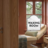 Waxing Room' Headstone - Wall or Door Signs ? Access & Control Sign