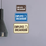 Classic Framed Employee Breakroom Wall or Door Sign