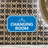 Notched Standard Changing Room Wall or Door Sign