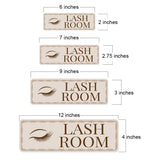 Standard Plus Lash Room — Wall or Door Sign | Treatment Room - Sign