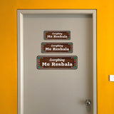 Standard Plus Everything me Resbala Door or Wall Sign | Funny Spanish Signs For Stores & Businesses