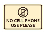 Classic Framed No Cell Phone Use Please