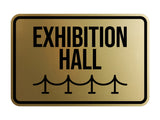 Classic Framed Exhibition Hall Wall or Door Sign