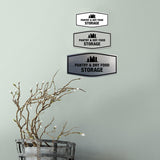 Signs ByLITA Fancy Pantry and Dry Food Storage Decoration Wall or Door Sign