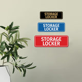 Signs ByLITA Standard Storage Locker Wall or Door Sign
