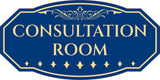 Victorian Plus Consultation Room Wall or Door Sign | Legal and Courtroom Decoration