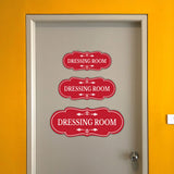 Designer Plus Dressing Room Wall or Door Sign | Business and Workplace Signage