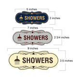 Signs ByLITA Designer Showers Wall or Door Sign