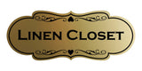 Designer Linen Closet Wall or Door Sign