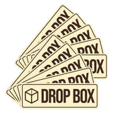 Standard Drop Box Wall or Door Sign (Multipack)