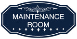 Signs ByLITA Victorian Maintenance Room Wall or Door Sign - Easy Installation | Durable Wall or Door